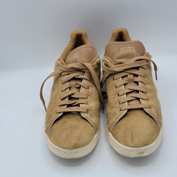 Adidas Stan Smith B24700 Beige Pony Hair Cardboard 2015 Mens Size 12.5 - Picture 7 of 9